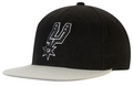 Mitchell & Ness San Antonio Spurs 2-Tone 2.0 Black/Gray Adjustable Snapback Hat for Men product image 1, provided for visual