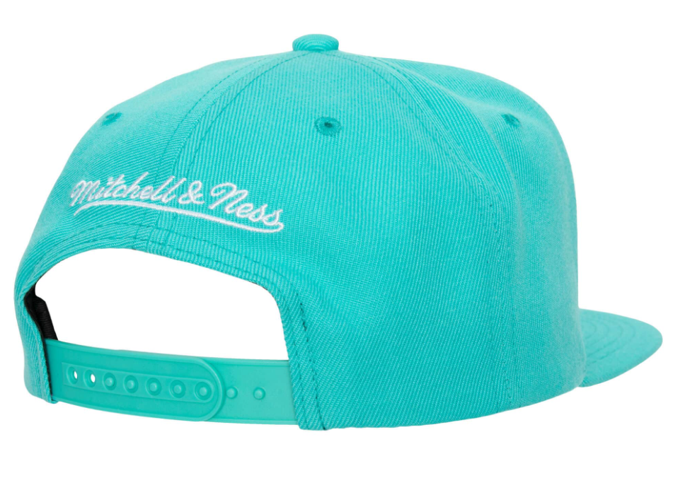 Mitchell & Ness San Antonio Spurs Ground 2.0 Teal Adjustable Snapback Hat for Men product image 2, provided for visual
