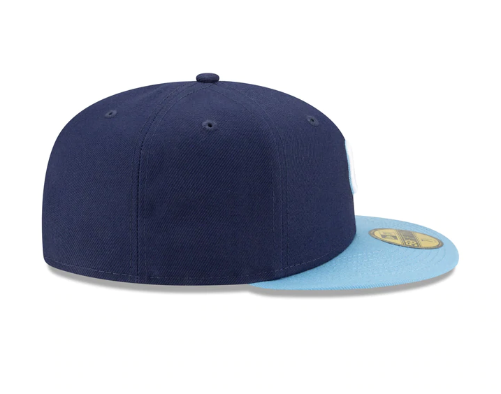 Chicago Cubs New Era Navy/Light Blue City Connect 59FIFTY Fitted Hat for Men product image 6, provided for visual reference