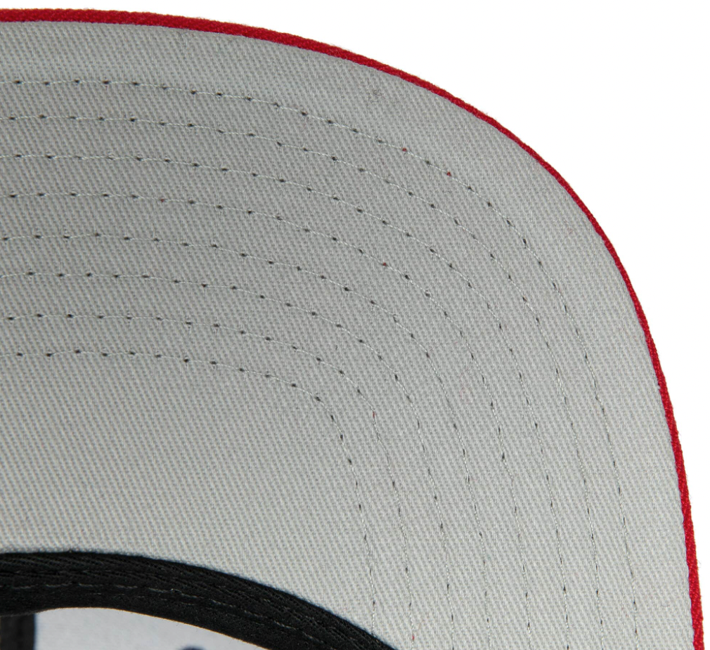 Washington Wizards 2-Tone 2.0 Navy/Red Mitchell & Ness Snapback Hat product image 4, provided for visual reference and
