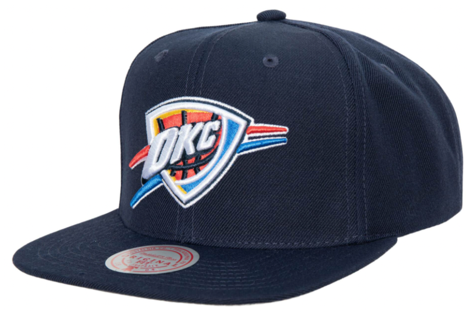 Oklahoma City Thunder Ground 2.0 Mitchell & Ness Snapback Hat product image 1, provided for visual reference and product