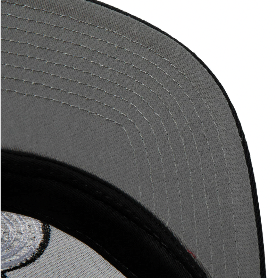 Portland Trail Blazers Ground 2.0 Black Mitchell & Ness Snapback Hat product image 3, provided for visual reference and