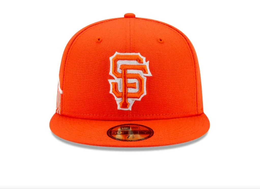 San Francisco Giants New Era Orange City Connect 59FIFTY Fitted Hat for Men product image 2, provided for visual reference
