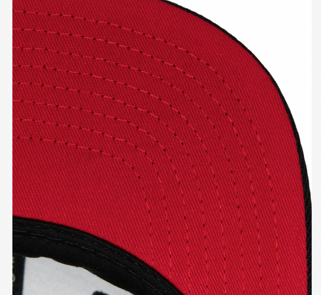 Philadelphia 76ers Team Script 2.0 Mitchell & Ness Snapback Hat product image 3, provided for visual reference and product