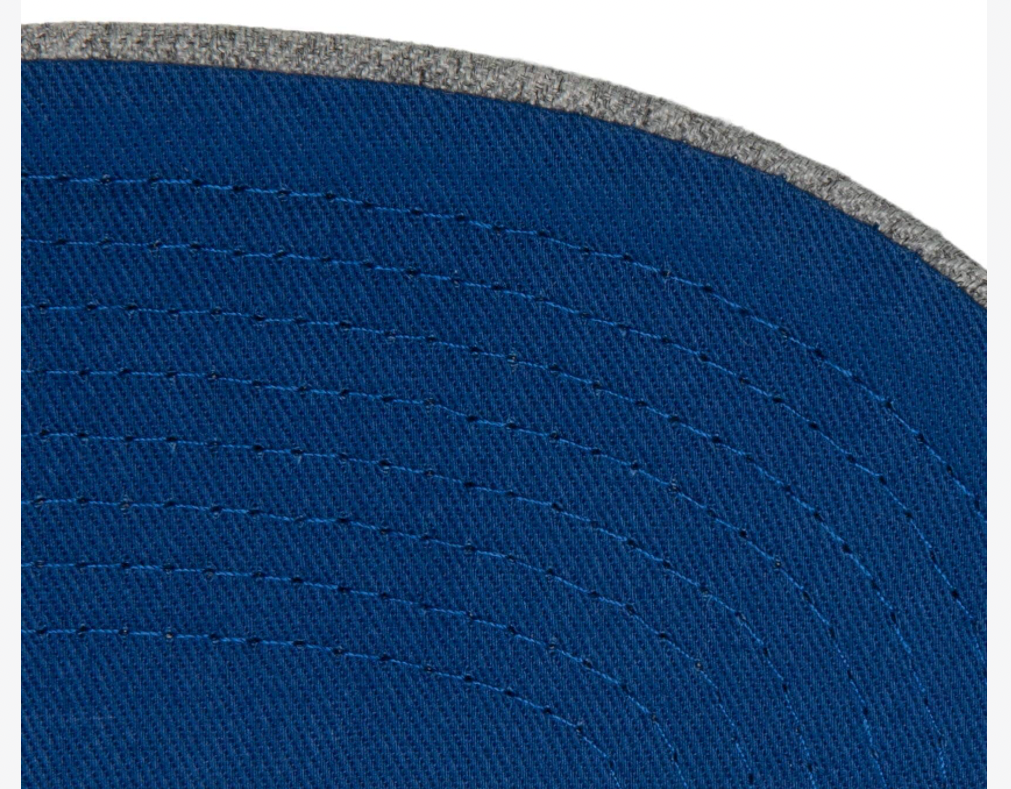 Philadelphia 76ers Gray Heather 2.0 Mitchell & Ness Snapback Hat product image 3, provided for visual reference and product