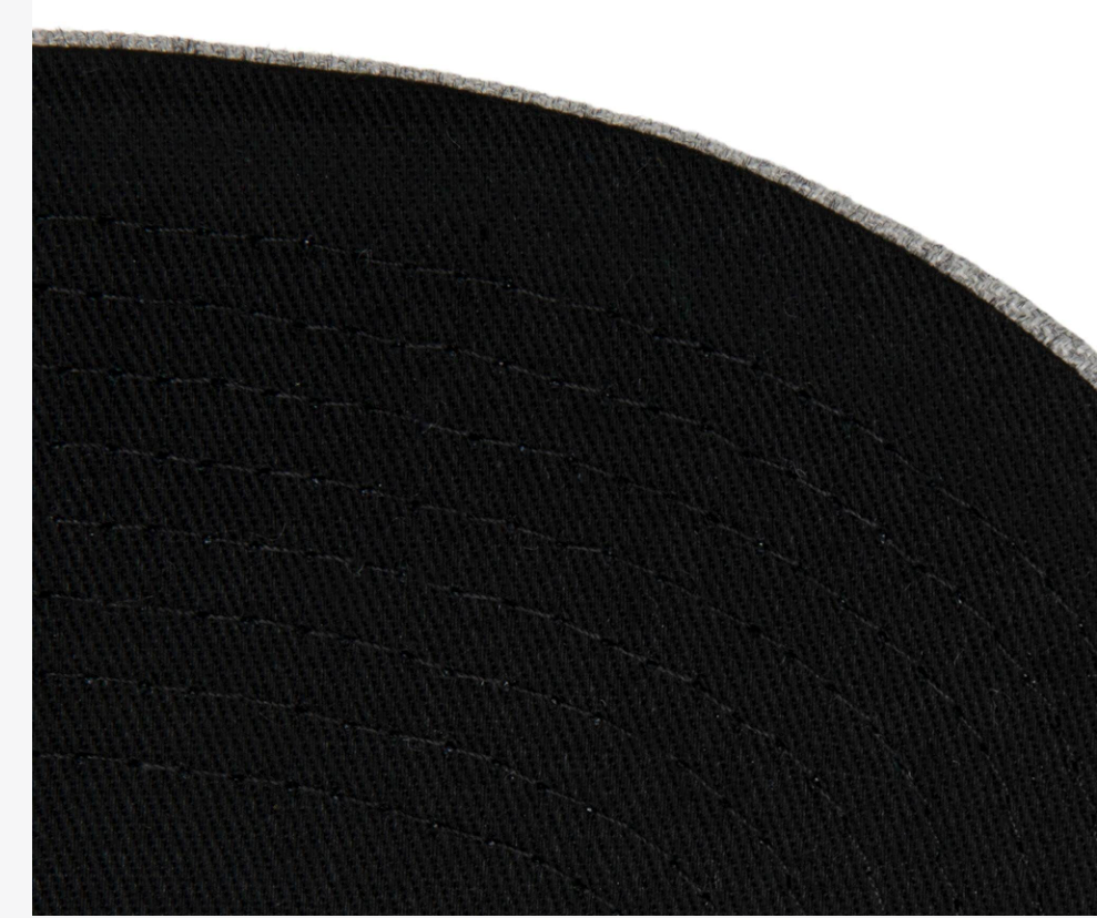 Brooklyn Nets Gray Heather 2.0 Mitchell & Ness Snapback Hat product image 3, provided for visual reference and product