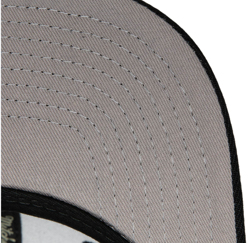 Brooklyn Nets Team Script 2.0 Mitchell & Ness Snapback Hat product image 3, provided for visual reference and product detail