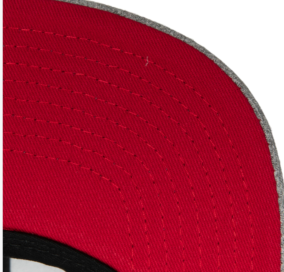 Los Angeles Clippers Gray Heathered 2.0 Mitchell & Ness Snapback Hat product image 3, provided for visual reference and