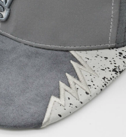 Chicago Bulls Mitchell & Ness 3M AIR JORDAN DAY 5 Snapback Hat- Gray/Silver product image 3, provided for visual reference