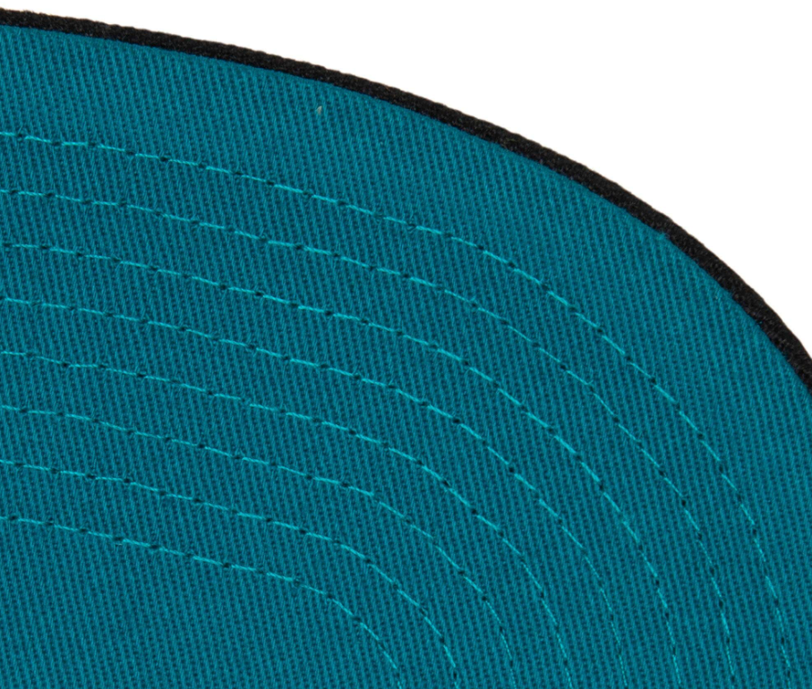 Charlotte Hornets NBA On The Block Mitchell & Ness Snapback Hat product image 3, provided for visual reference and product