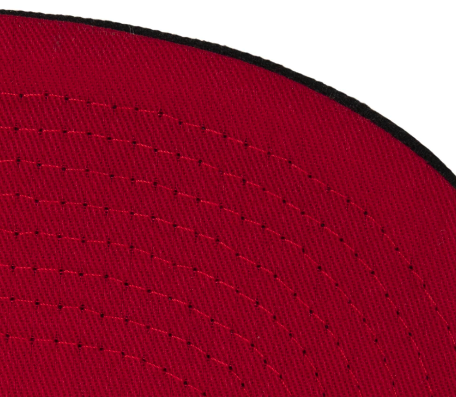 Toronto Raptors NBA On The Block Mitchell & Ness Snapback Hat product image 3, provided for visual reference and product