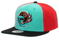 Vancouver Grizzlies NBA On The Block Mitchell & Ness Snapback Hat product image 1, provided for visual reference and product
