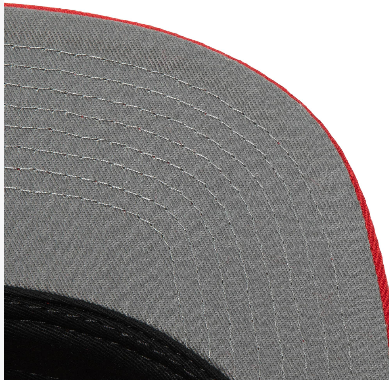Mitchell & Ness Chicago Bulls Core Red Adjustable Snapback Hat for Men product image 2, provided for visual reference and