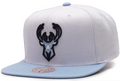 Milwaukee Bucks Mitchell & Ness University Home 2 Tone Snapback Hat for Men product image 1, provided for visual reference