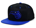 Orlando Magic NBA Black Royality Mitchell & Ness Snapback Hat for Men product image 1, provided for visual reference and