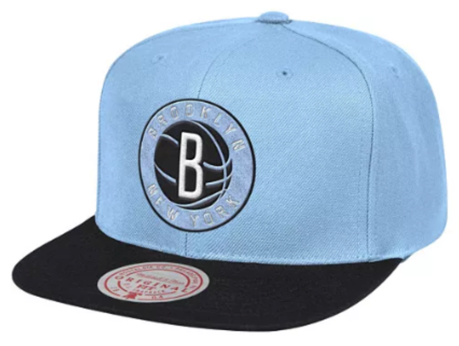 Mitchell & Ness Brooklyn Nets University Away 2 Tone Adjustable Snapback for Men product image 1, provided for visual