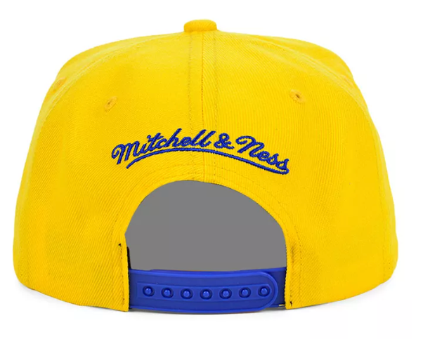 Denver Nuggets NBA Core Basic Gold/Royal HWC Mitchell & Ness Snapback Hat for Men product image 3, provided for visual