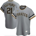 Pittsburgh Pirates Roberto Clemente Nike Road Gray Replica Jersey for Men product image 1, provided for visual reference and