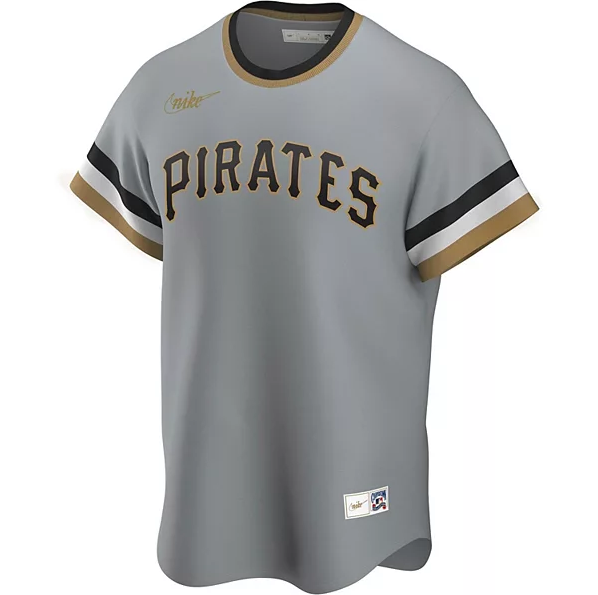 Pittsburgh Pirates Roberto Clemente Nike Road Gray Replica Jersey for Men product image 2, provided for visual reference and