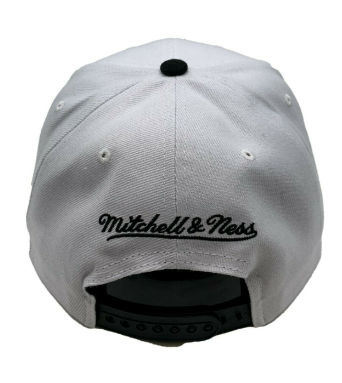 Toronto Raptors NBA Cement Top HWC Mitchell & Ness Snapback Hat for Men product image 3, provided for visual reference and