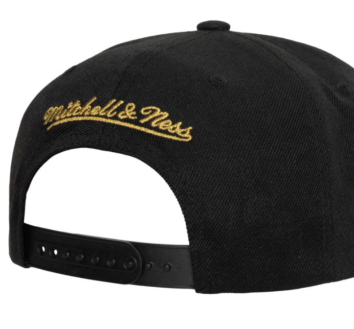 Houston Rockets Basic Core Black Mitchell & Ness Snapback Hat for Men product image 4, provided for visual reference and