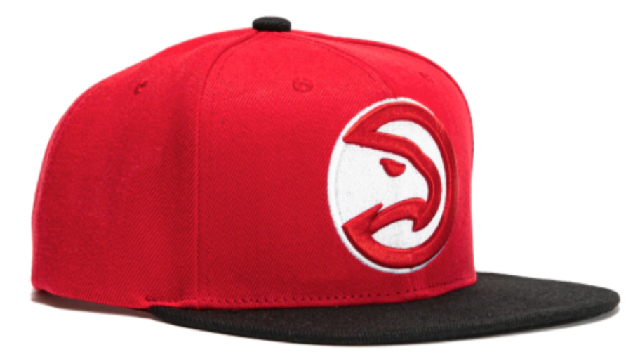 Atlanta Hawks NBA Basic Core HWC Red/Black Mitchell & Ness Snapback Hat product image 1, provided for visual reference and