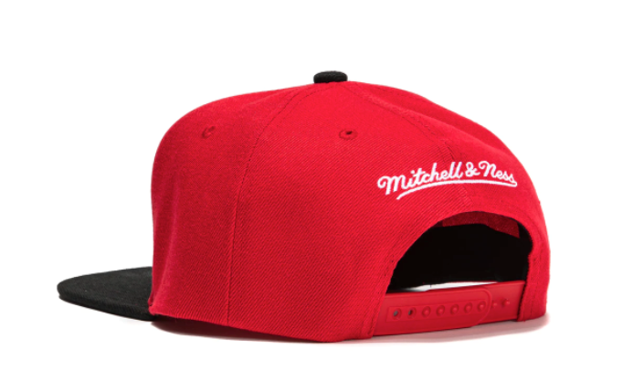 Atlanta Hawks NBA Basic Core HWC Red/Black Mitchell & Ness Snapback Hat product image 3, provided for visual reference and