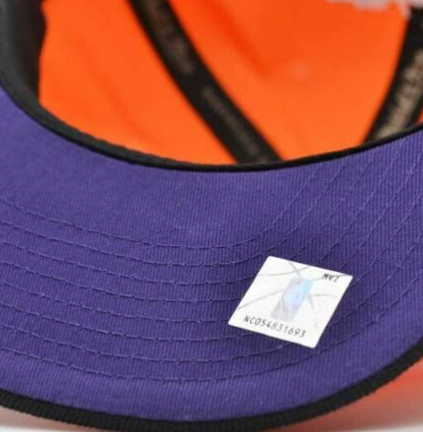 Mitchell & Ness Phoenix Suns Basic Core Orange/Black Adjustable Snapback Hat for Men product image 4, provided for visual