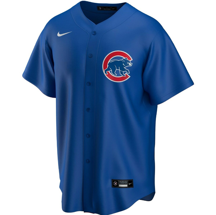 Seiya Suzuki Chicago Cubs NIKE Royal Blue Alternate Replica Jersey for Men product image 2, provided for visual reference