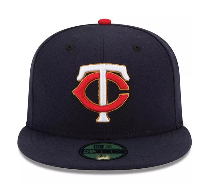 Minnesota Twins New Era Navy Alternate Authentic Collection On-Field 59FIFTY Fitted Hat for Men product image 2, provided