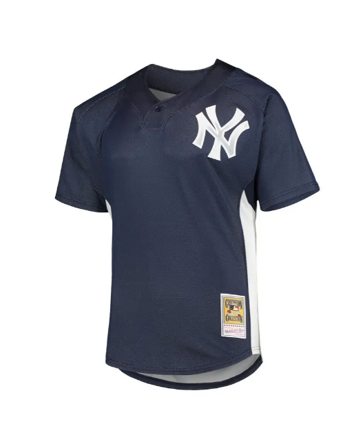 Derek Jeter New York Yankees Mitchell & Ness Navy 2009 Authentic Batting Practice Jersey for Men product image 2, provided