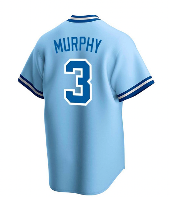 Nike Dale Murphy Atlanta Braves Blue Cooperstown Collection Player Jersey for Men product image 2, provided for visual