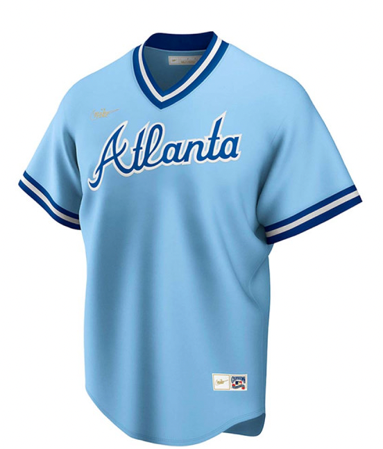 Nike Dale Murphy Atlanta Braves Blue Cooperstown Collection Player Jersey for Men product image 3, provided for visual
