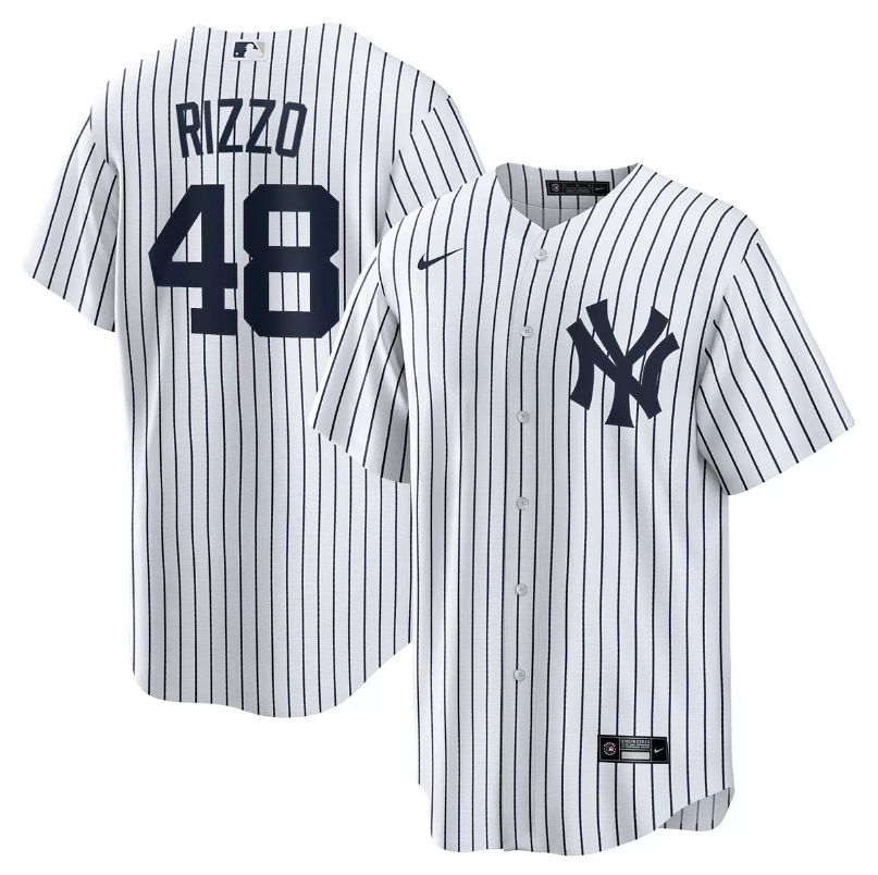 Nike Anthony Rizzo White New York Yankees Home Official Replica Player Jersey for Men product image 1, provided for visual