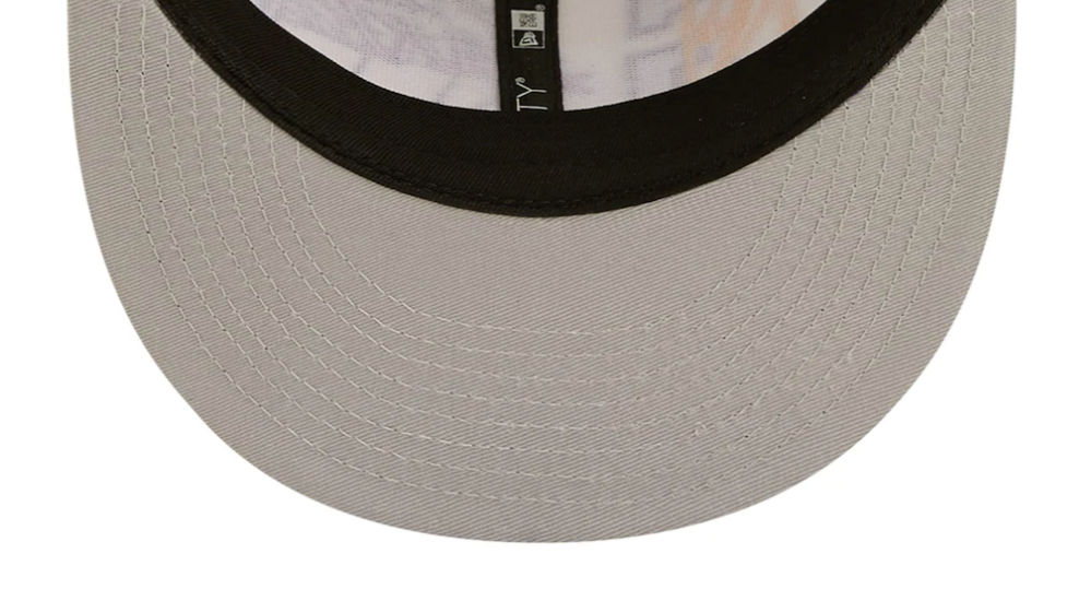 Los Angeles Lakers New Era 2022 NBA Draft 9FIFTY Snapback Adjustable Hat - Cream/Purple product image 7, provided for visual