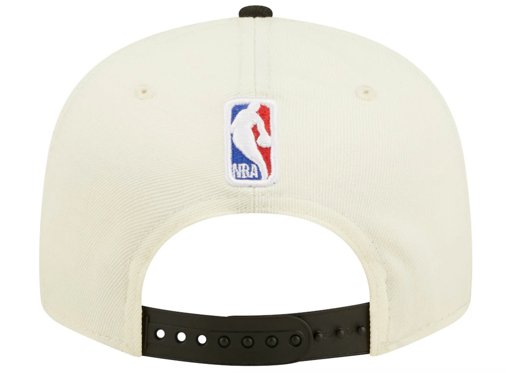 Portland Trail Blazers New Era 2022 NBA Draft 9FIFTY Snapback Adjustable Hat - Cream/Blue product image 3, provided for
