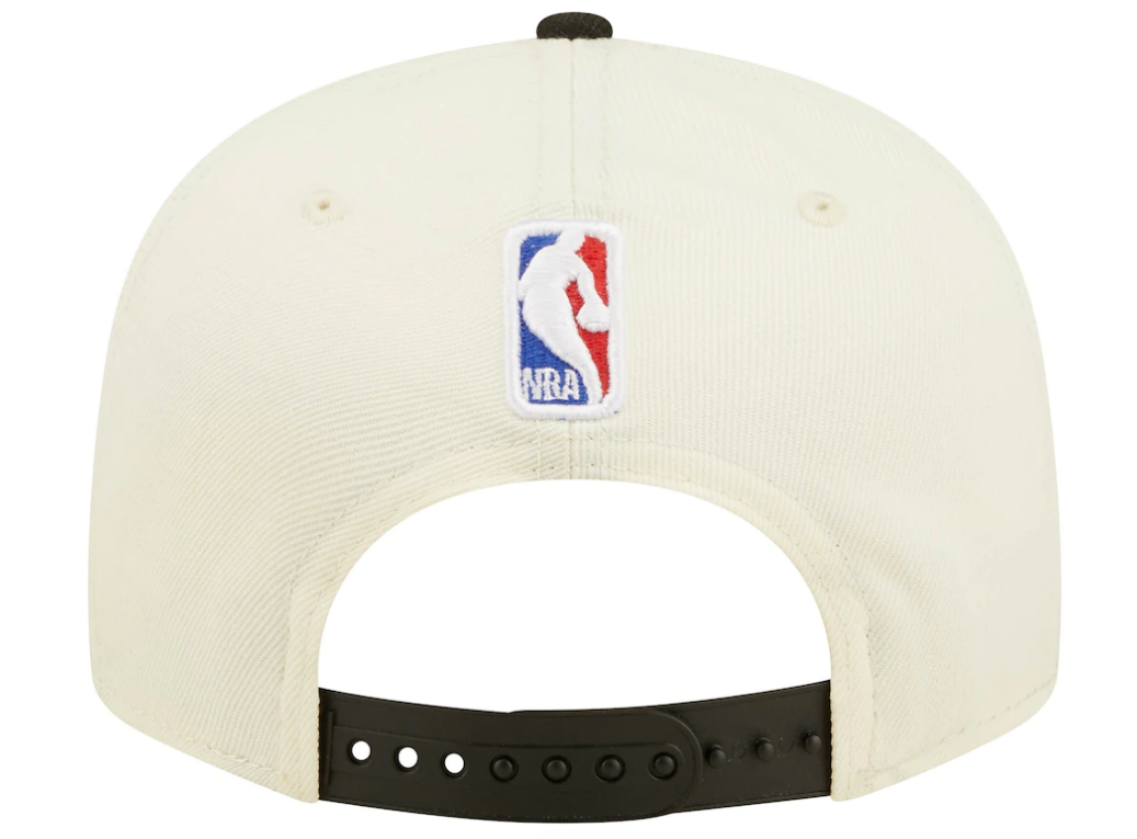 Portland Trail Blazers New Era 2022 NBA Draft 9FIFTY Snapback Adjustable Hat - Cream/Blue product image 3, provided for