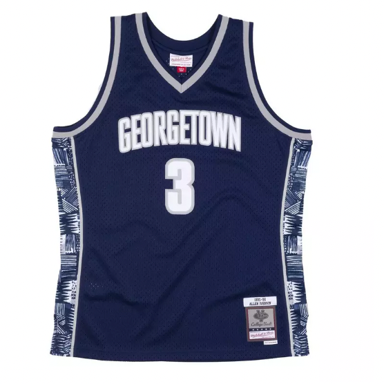 Georgetown Hoyas Allen Iverson Mitchell & Ness Swingman Jersey for Men product image 2, provided for visual reference and