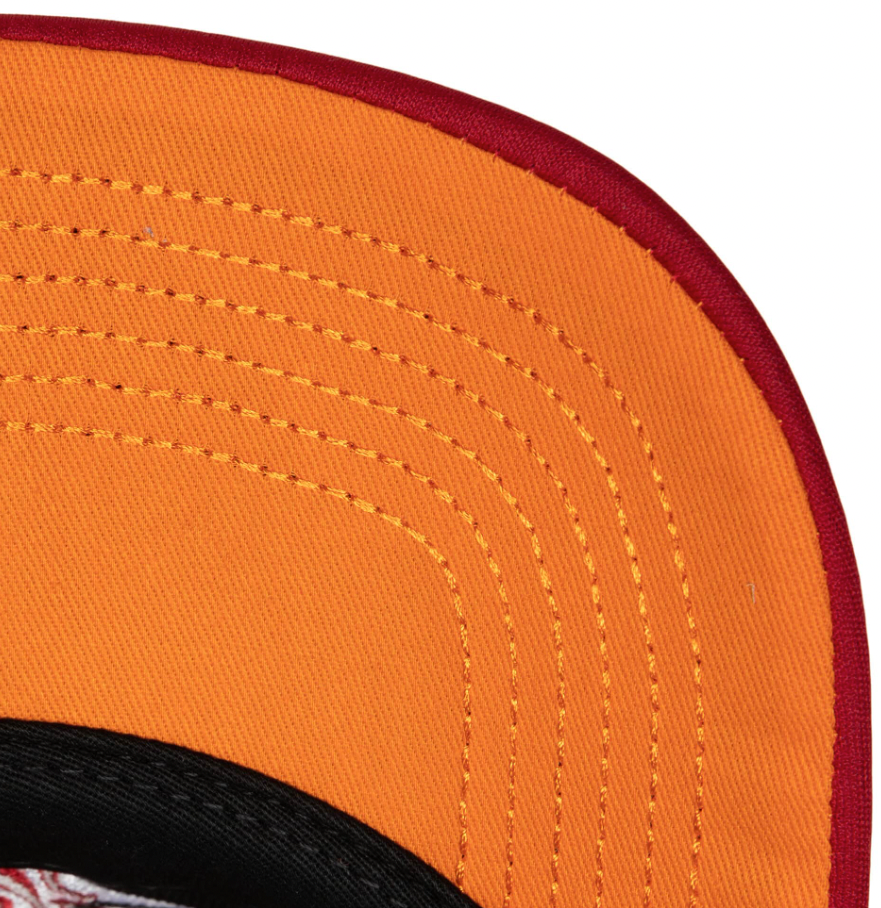 Mens Miami Heat NBA Puff The Magic Trucker HWC Mitchell & Ness Snapback Hat product image 3, provided for visual reference