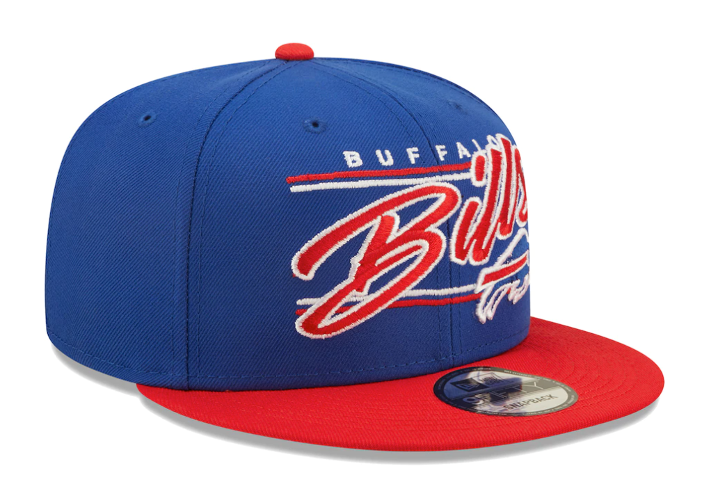 Buffalo Bills New Era Team Script 2 Tone 9FIFTY Snapback Hat product image 3, provided for visual reference and product