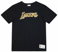 Los Angeles Lakers NBA Legendary Slub Black T-Shirt By Mitchell And Ness for Men product image 1, provided for visual