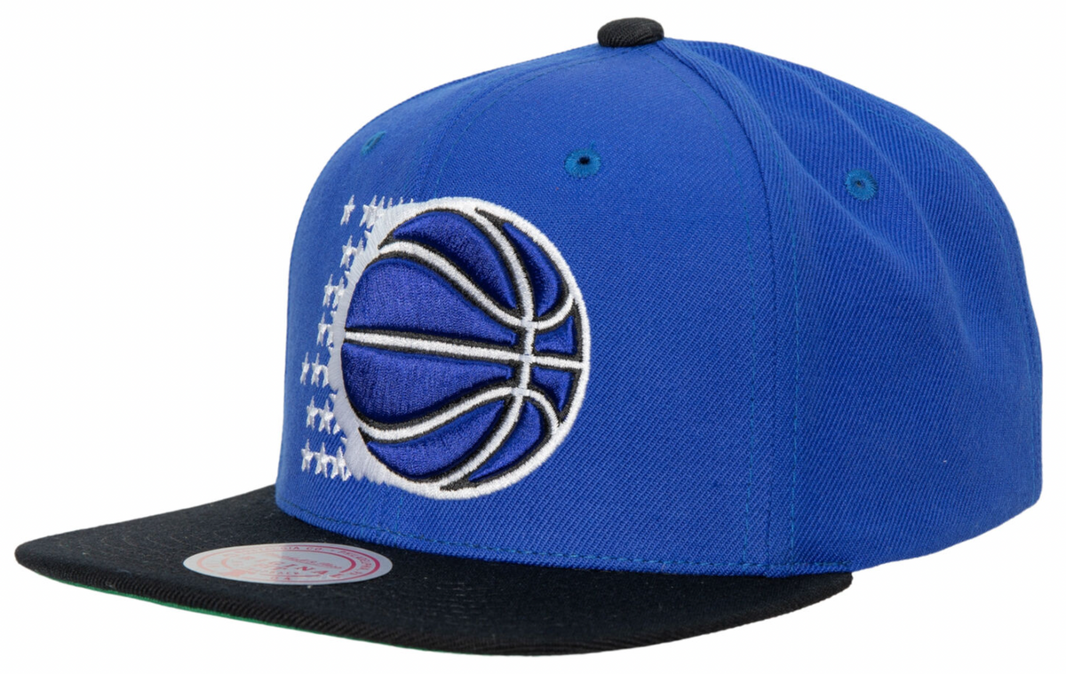 Mitchell & Ness Orlando Magic Blue/Black 2-Tone 2.0 Snapback Adjustable Hat for Men product image 1, provided for visual