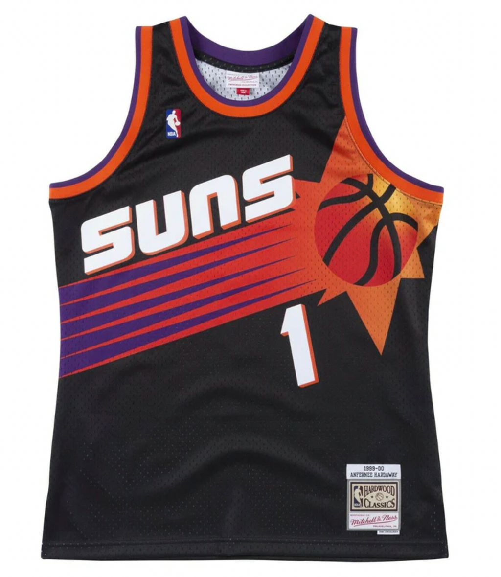 Phoenix Suns Anfernee "Penny" Hardaway Mitchell & Ness Black 1999-2000 Hardwood Classics Swingman Jersey for Men product