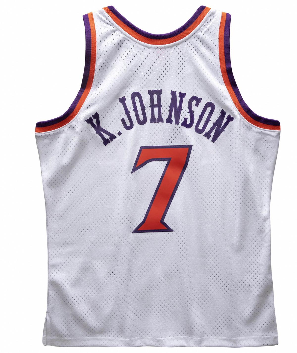 Mitchell & Ness Kevin Johnson White Phoenix Suns 1989-90 Hardwood Classics Swingman Jersey for Men product image 4, provided