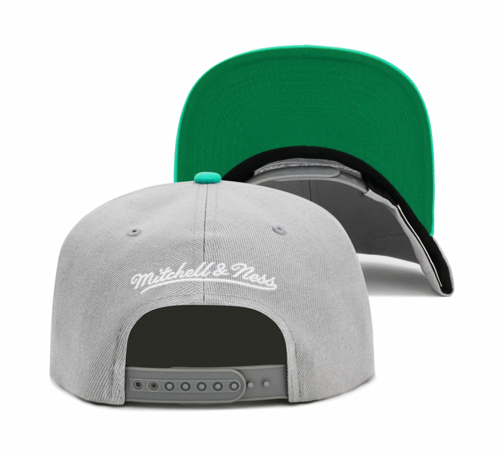 Mitchell & Ness San Antonio Spurs Hardwood Classics Core Gray/ Teal Adjustable Snapback Hat for Men product image 4,