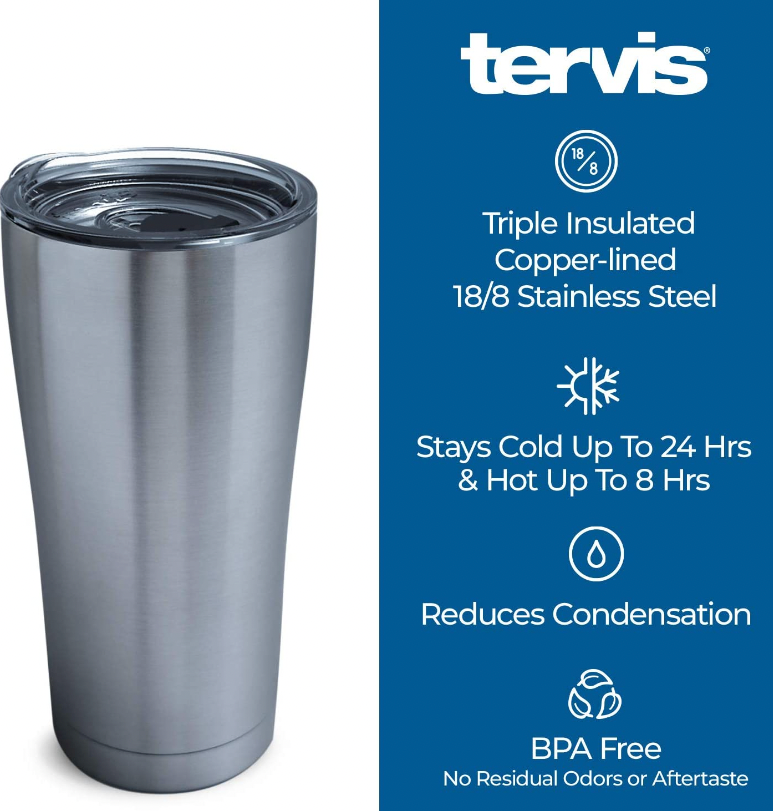 Chicago Cubs™ Home Run 20 oz. Stainless Steel Tumbler product image 4, provided for visual reference and product detail