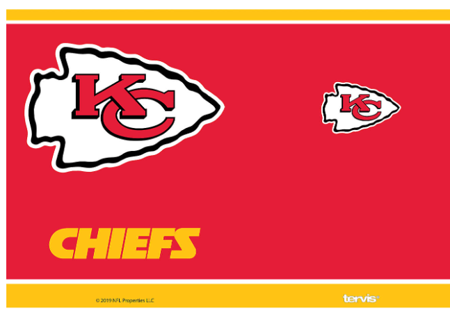 Kansas City Chiefs™ Touchdown 20 oz. Stainless Steel Tumbler By Tervis product image 2, provided for visual reference and