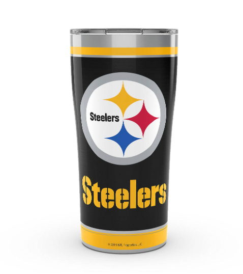 Pittsburgh Steelers™ Touchdown 20 oz. Stainless Steel Tumbler By Tervis product image 1, provided for visual reference and