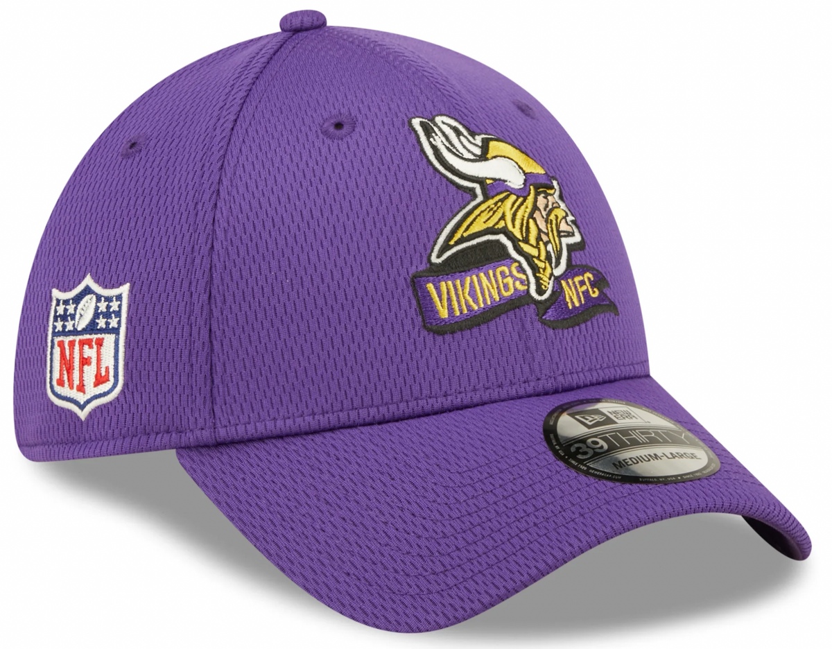 Minnesota Vikings New Era Purple 2022 Sideline Coaches 39THIRTY Flex Hat for Men product image 1, provided for visual
