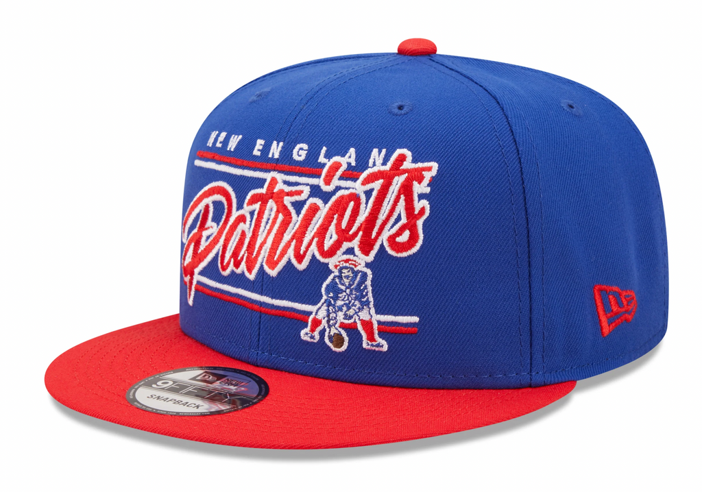 New England Patriots Historic Logo New Era Team Script 2 Tone 9FIFTY Snapback Hat product image 1, provided for visual